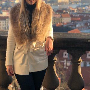 COPY - Women's Banana Republic Fur Trim Sweater